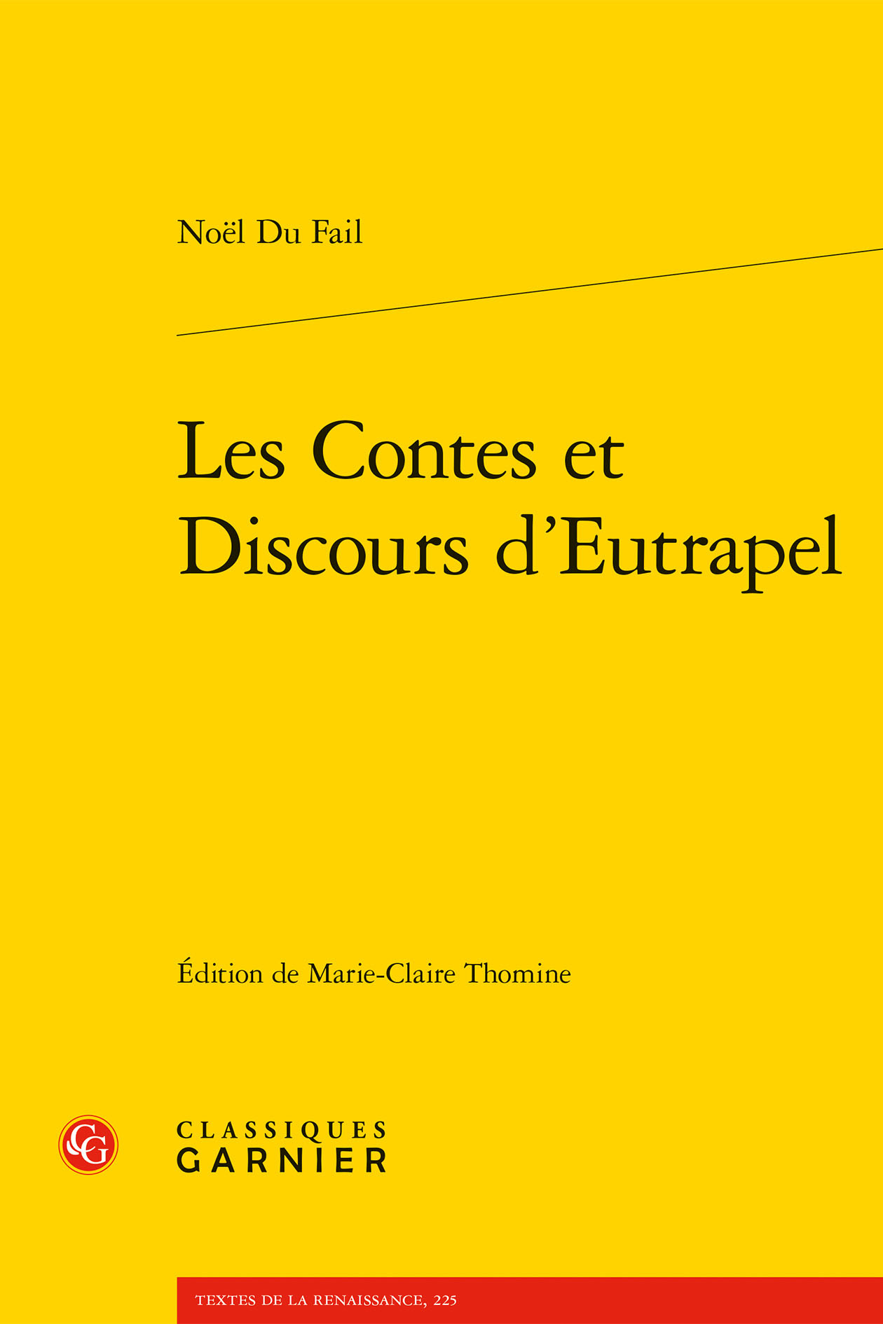 Les Contes et Discours d'Eutrapel