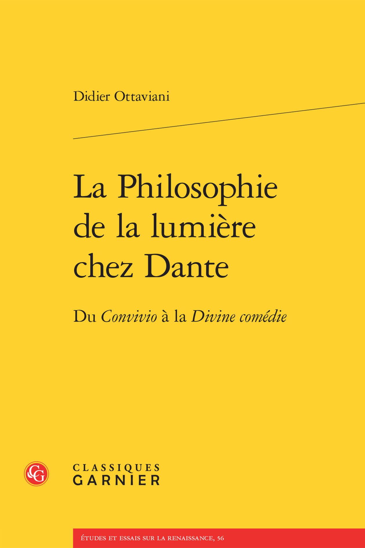 La Philosophie de la lumière chez Dante