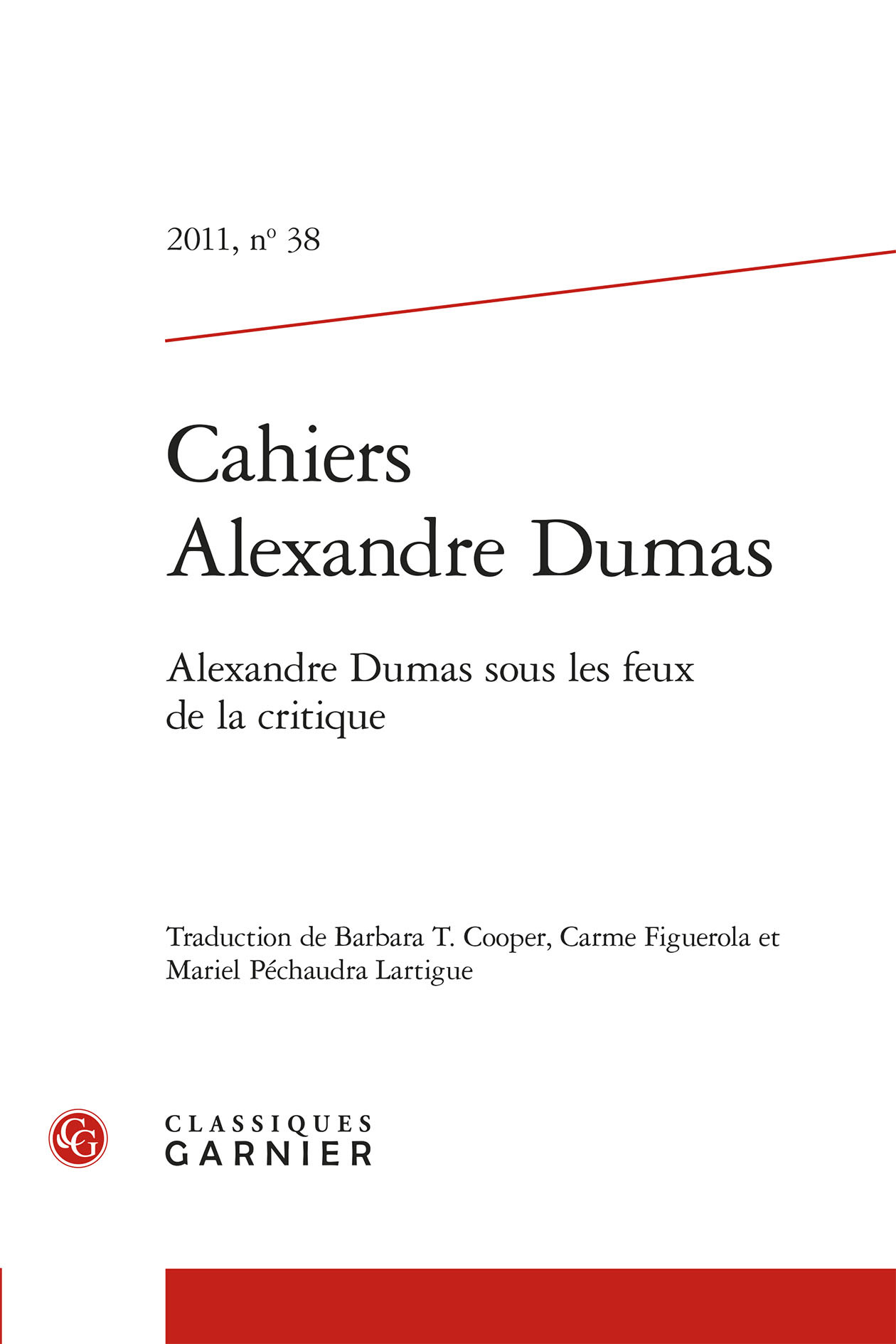Cahiers Alexandre Dumas
