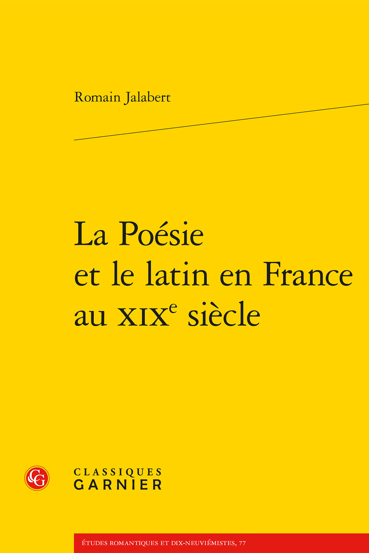 La Poésie et le latin en France au XIXe siècle