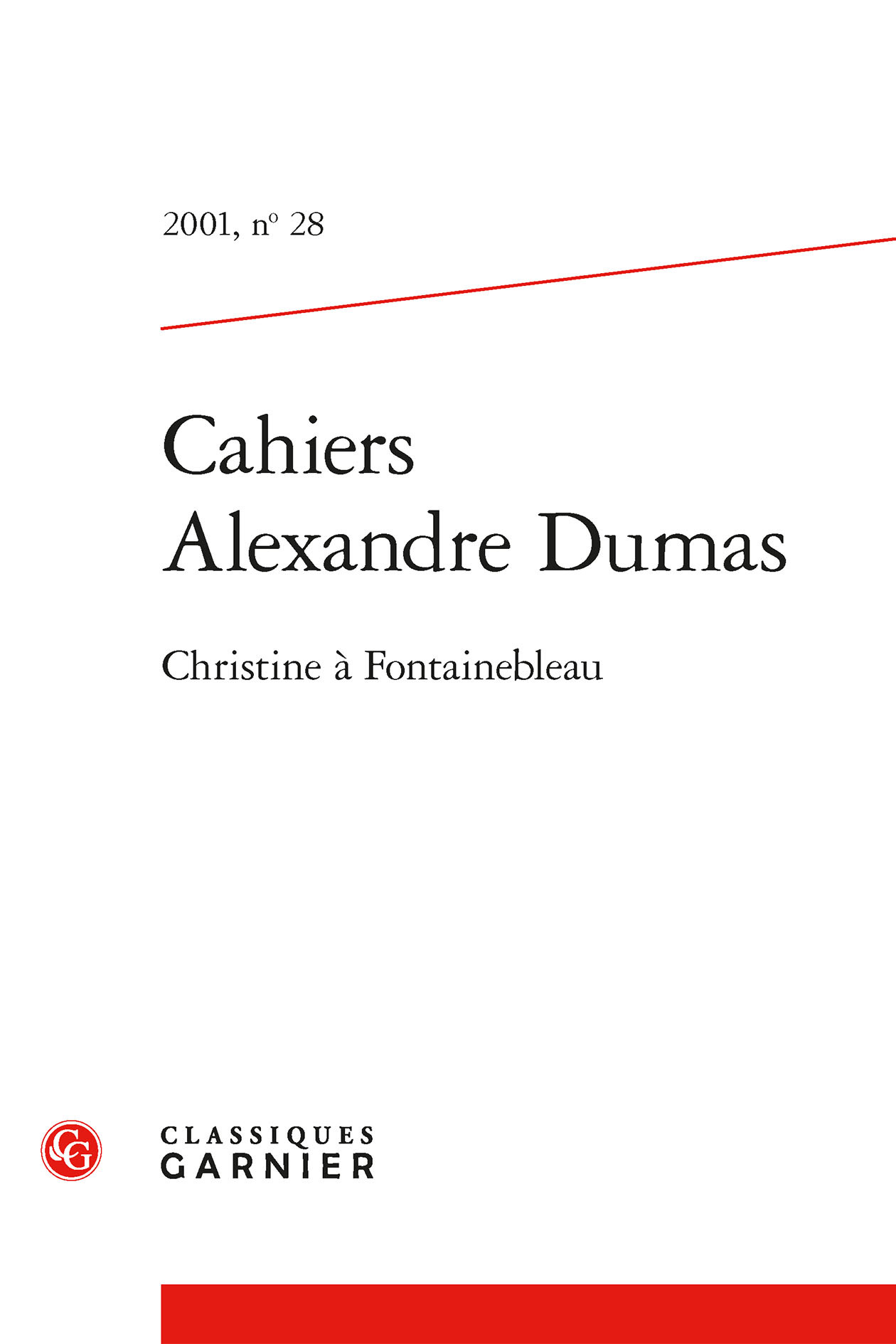 Cahiers Alexandre Dumas