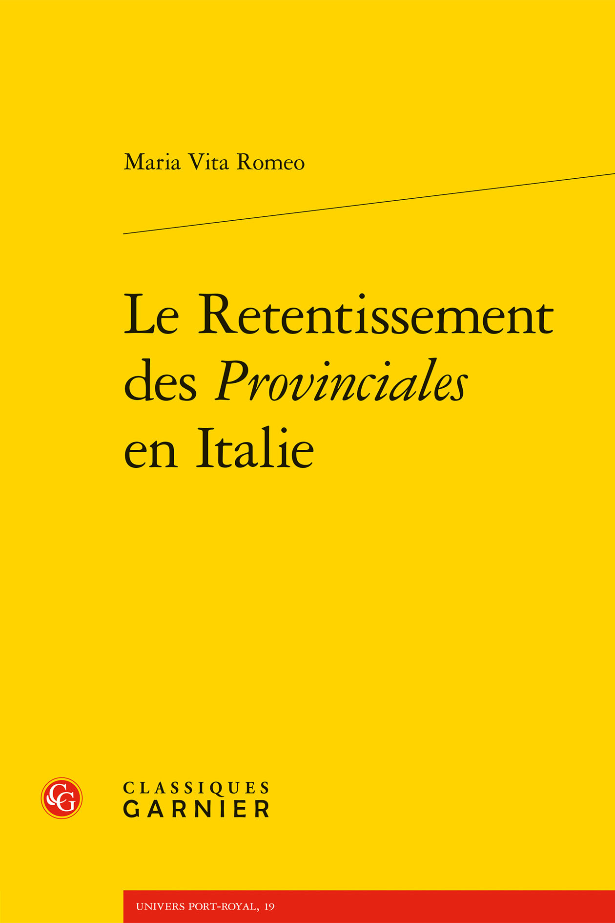 Le Retentissement des Provinciales en Italie