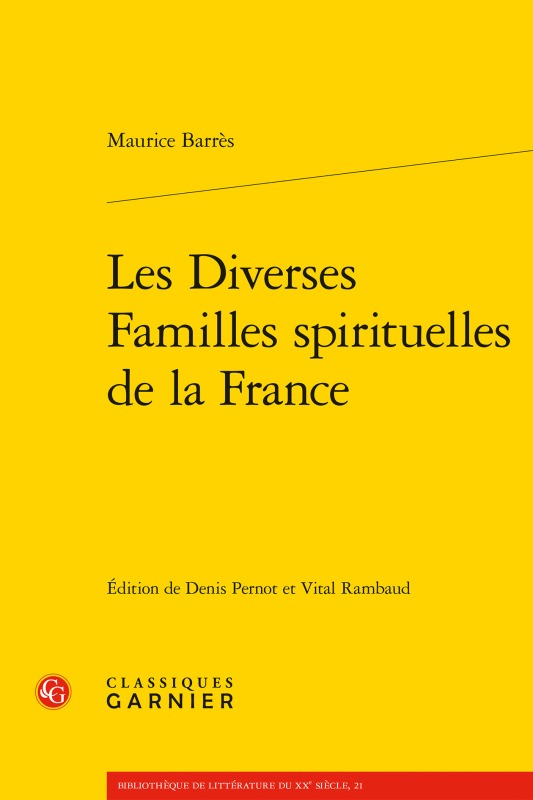 Les Diverses Familles spirituelles de la France
