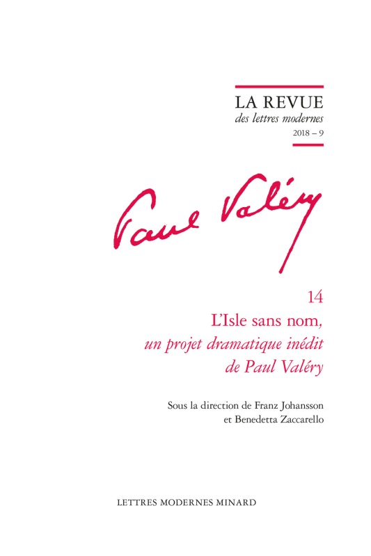 L'Isle sans nom, un projet dramatique inédit de Paul Valéry