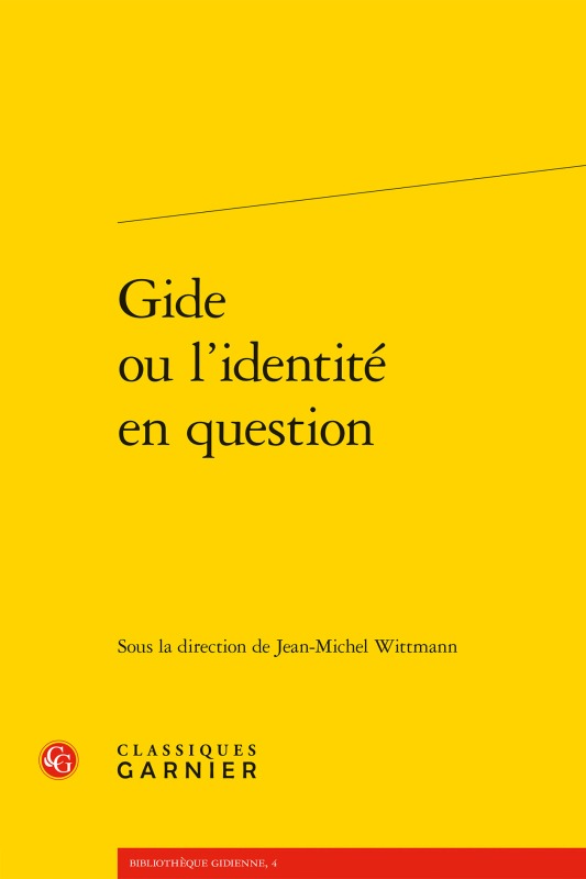 Gide ou l'identité en question