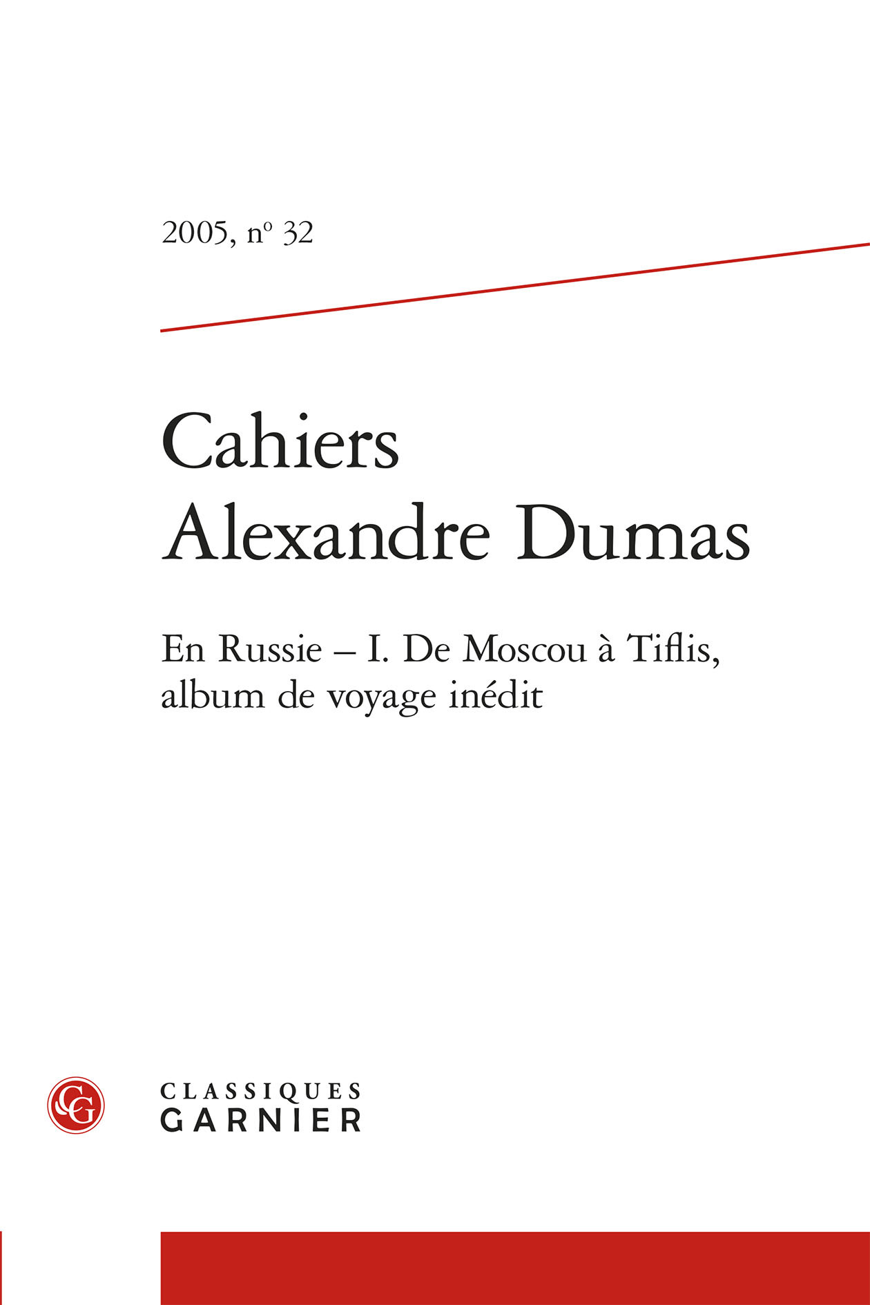 Cahiers Alexandre Dumas