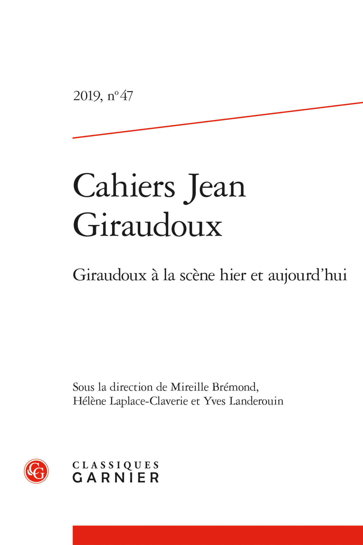 Cahiers Jean Giraudoux