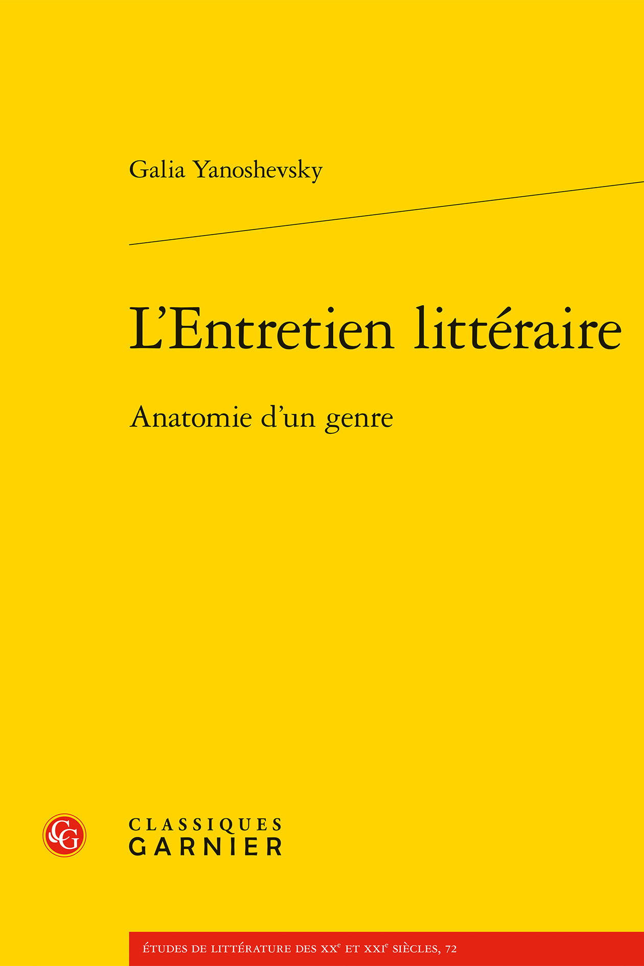 L'Entretien littéraire