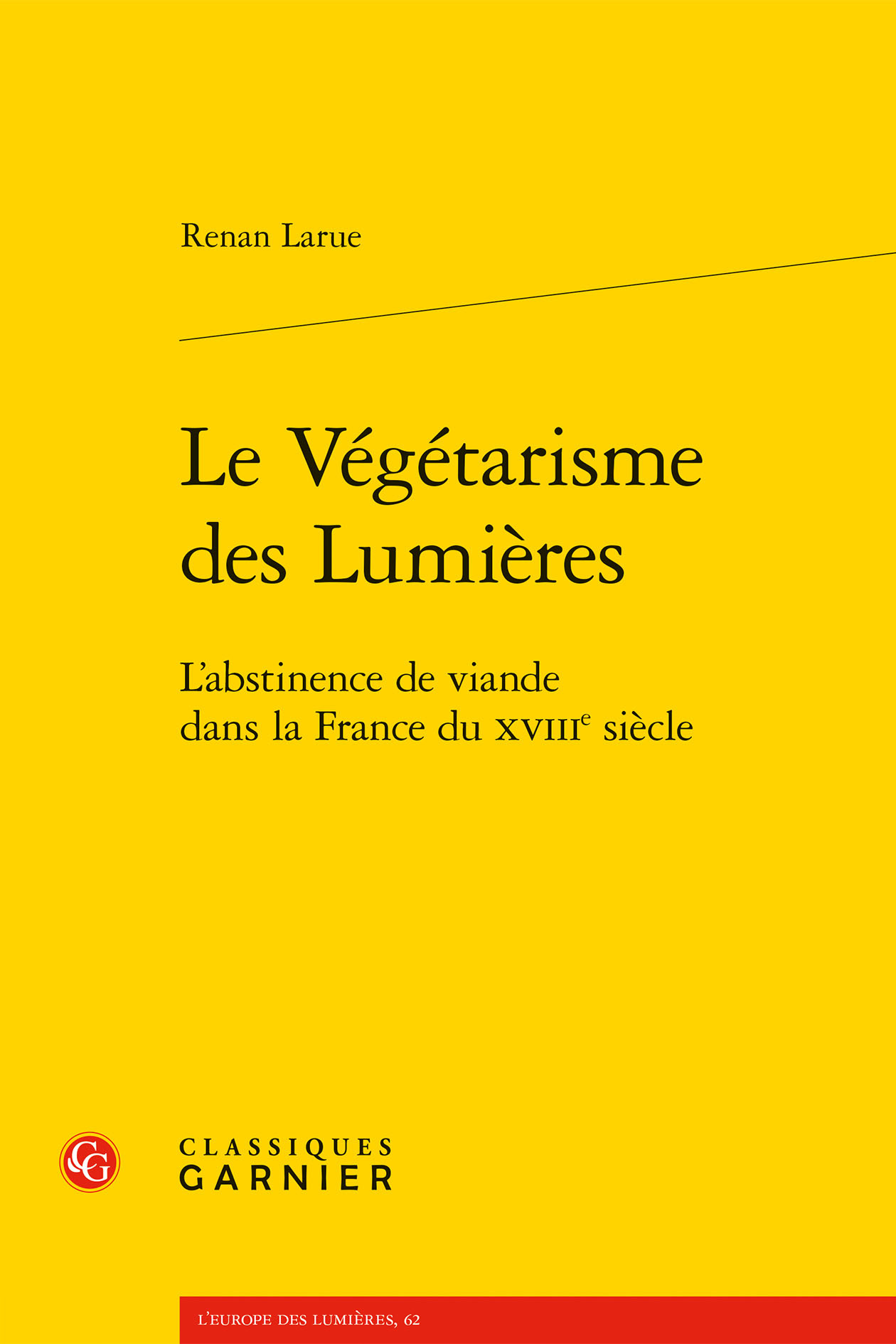 Le Végétarisme des Lumières