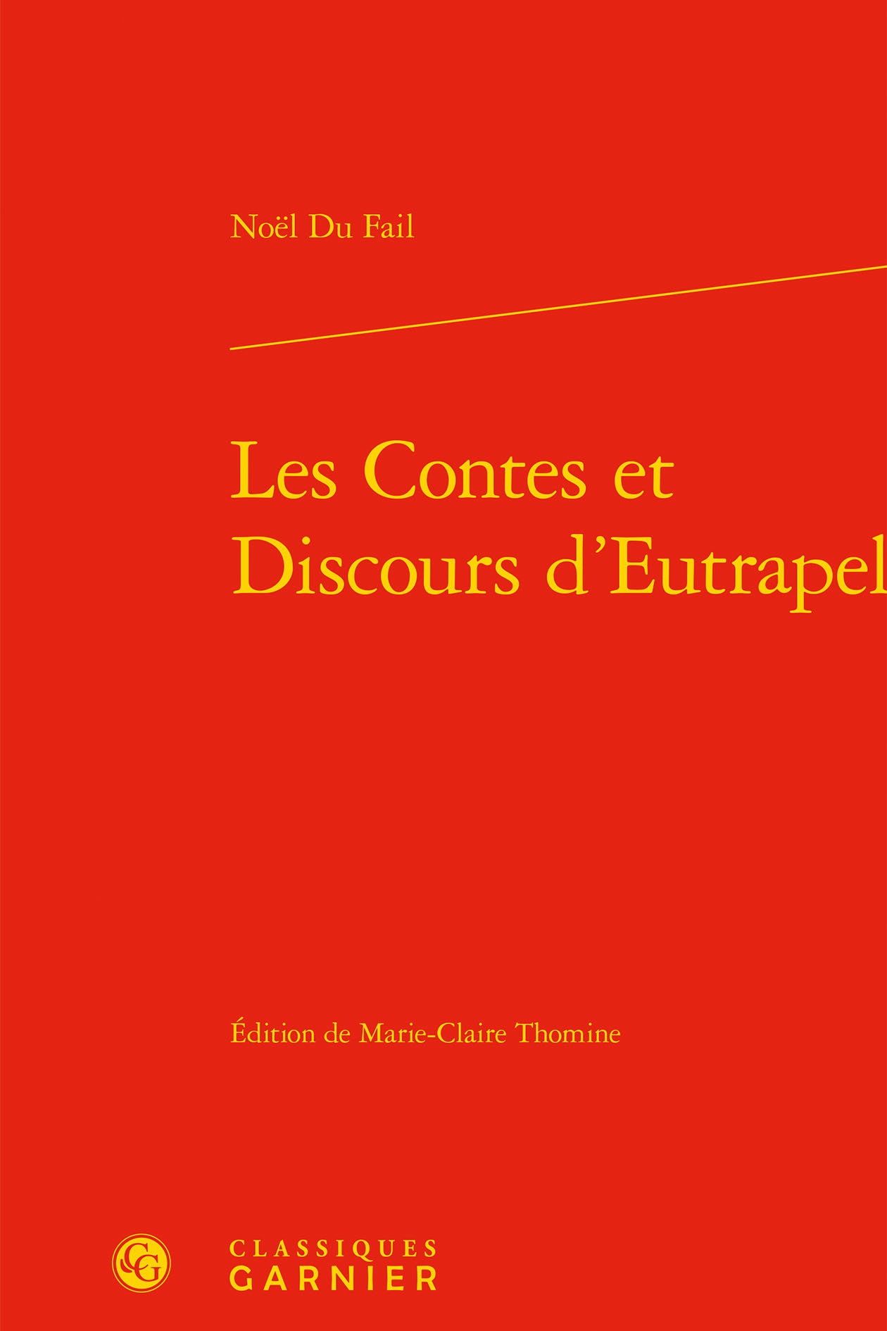 Les Contes et Discours d'Eutrapel