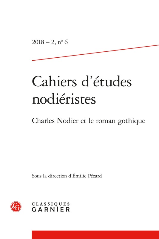 Cahiers d'études nodiéristes