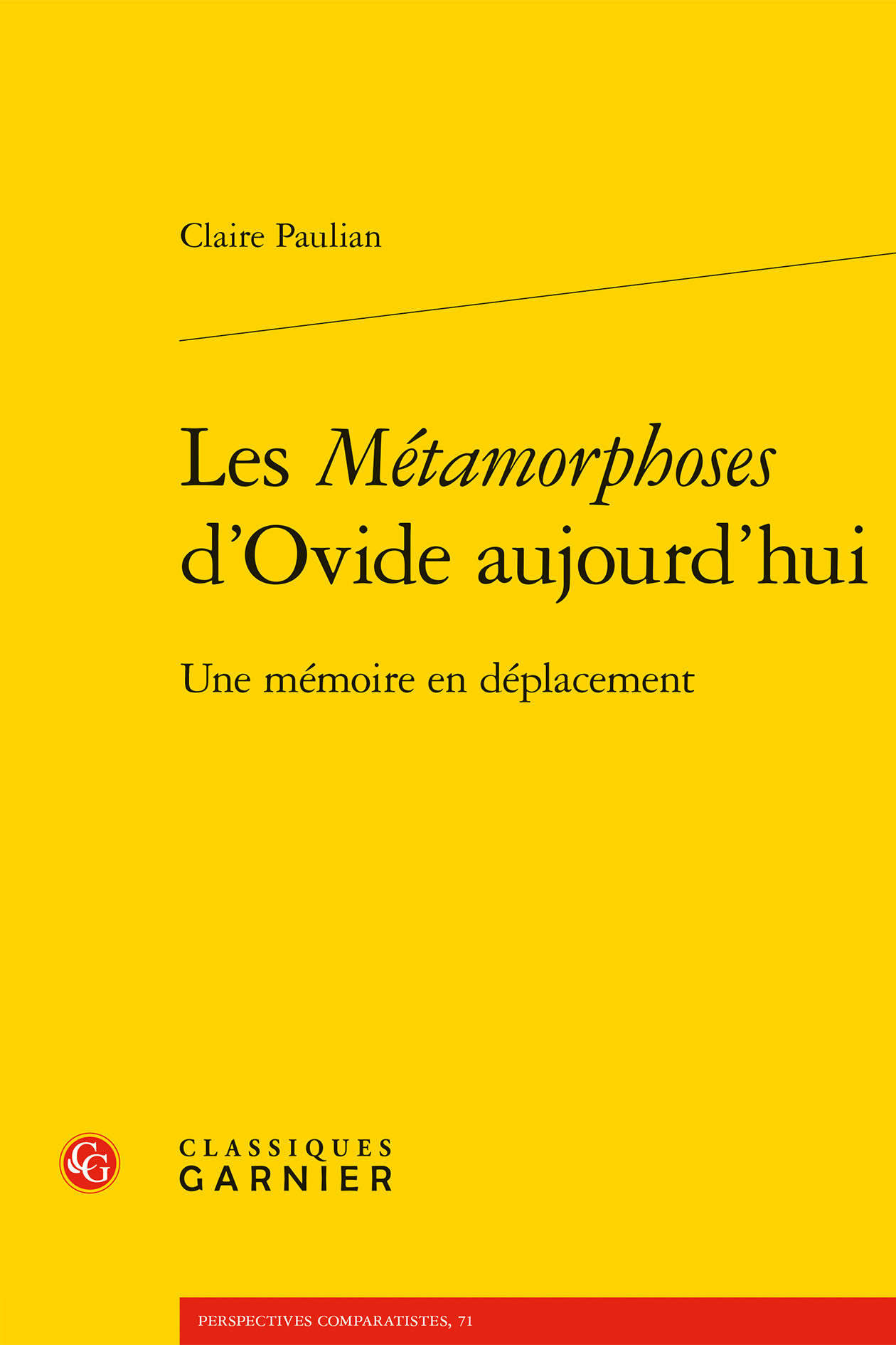 Les Métamorphoses d'Ovide aujourd'hui