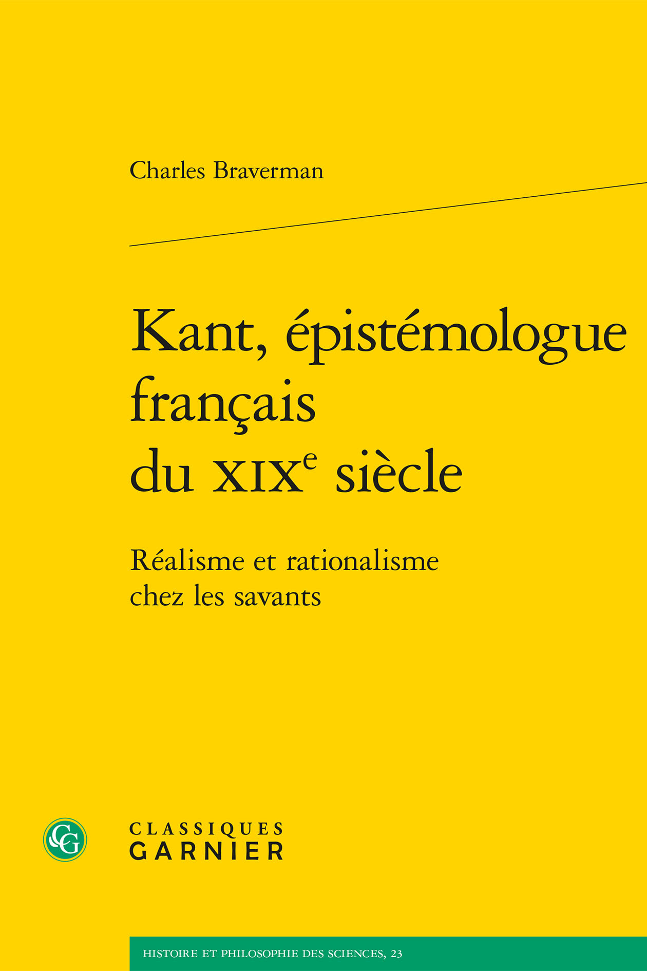 Kant, épistémologue français du XIXe siècle