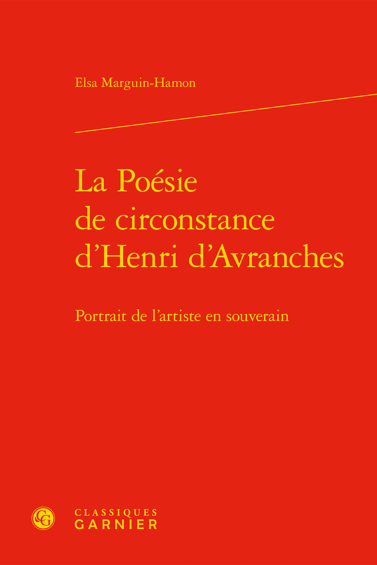 La Poésie de circonstance d'Henri d'Avranches