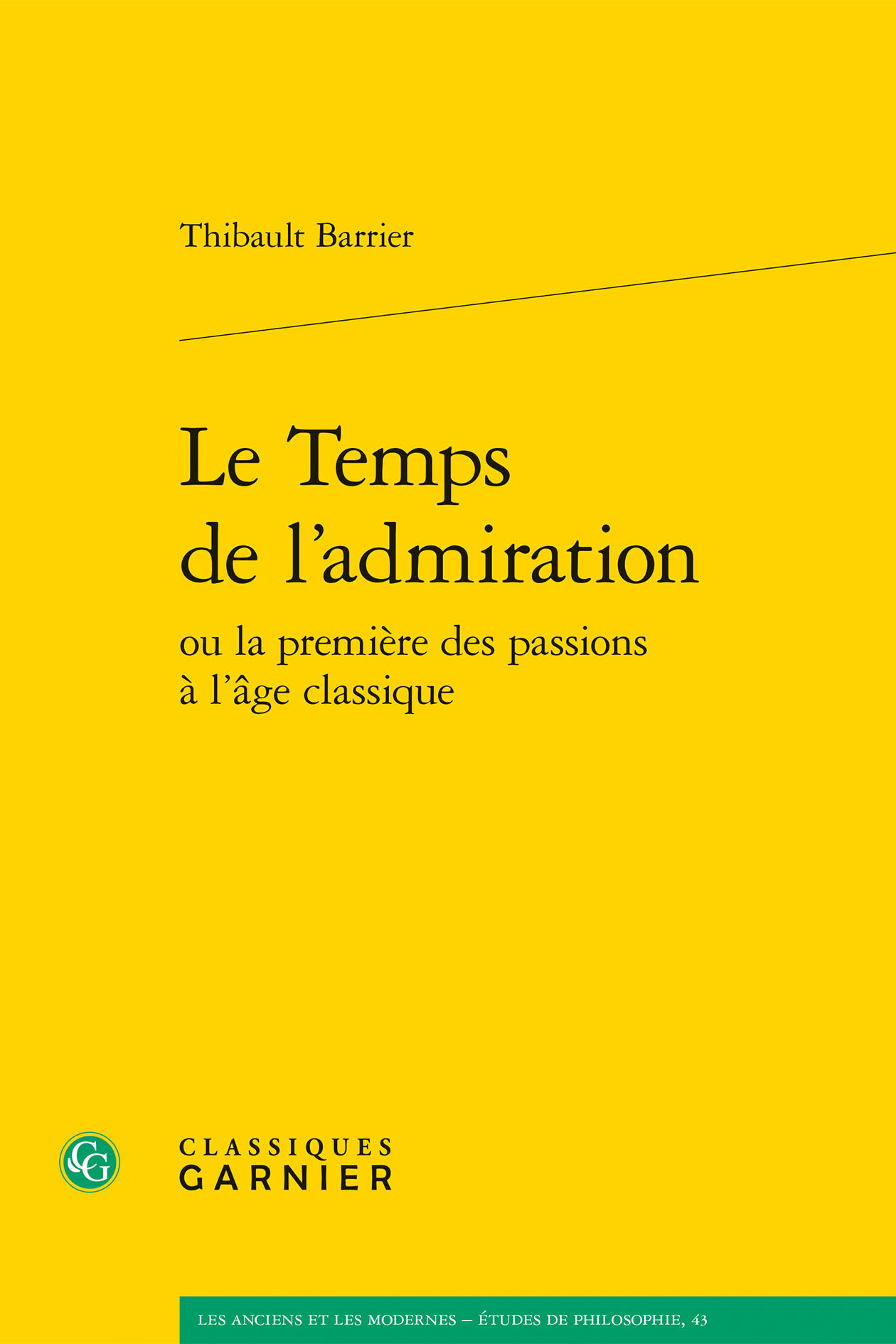 Le Temps de l'admiration
