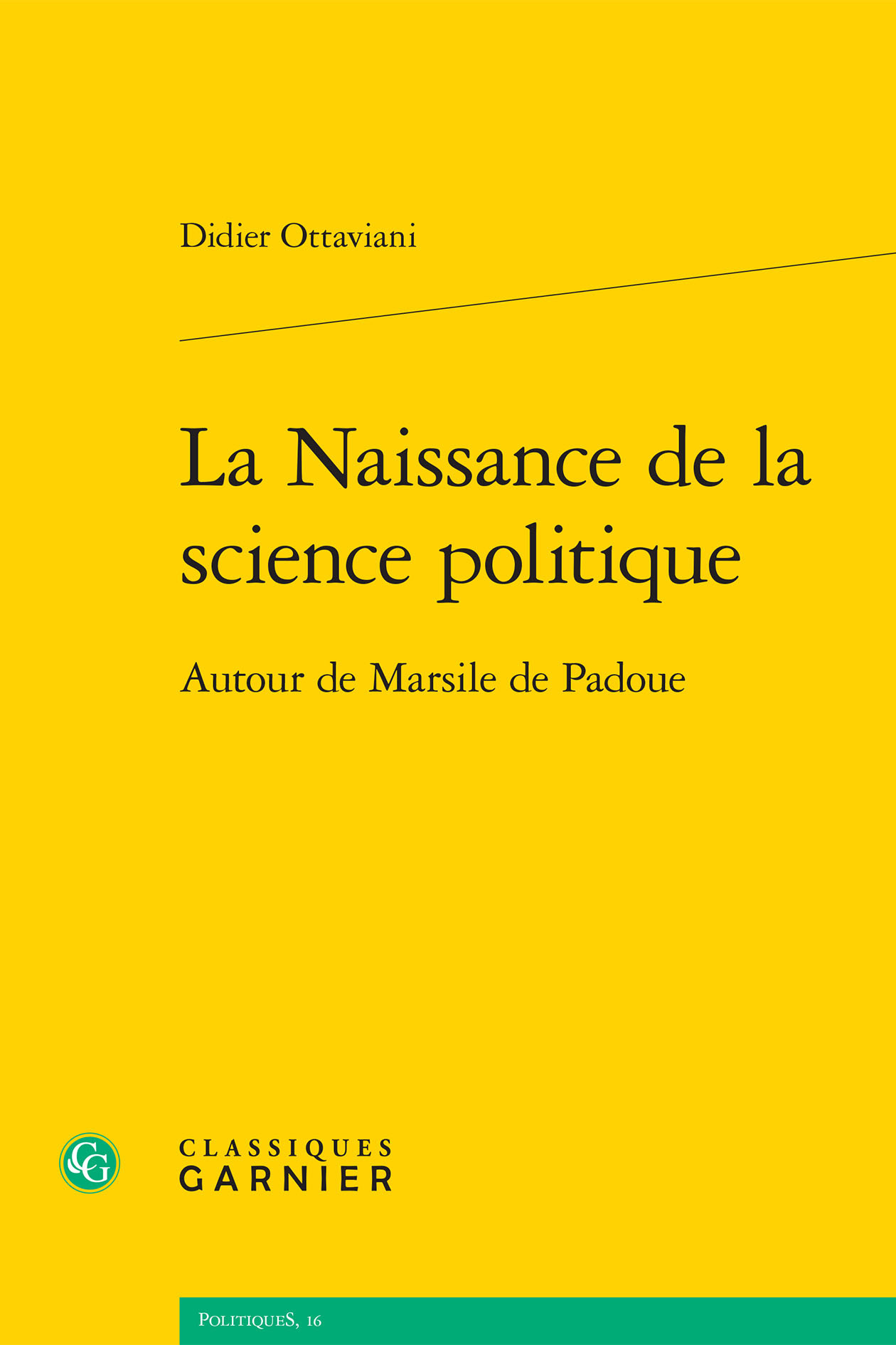 La Naissance de la science politique