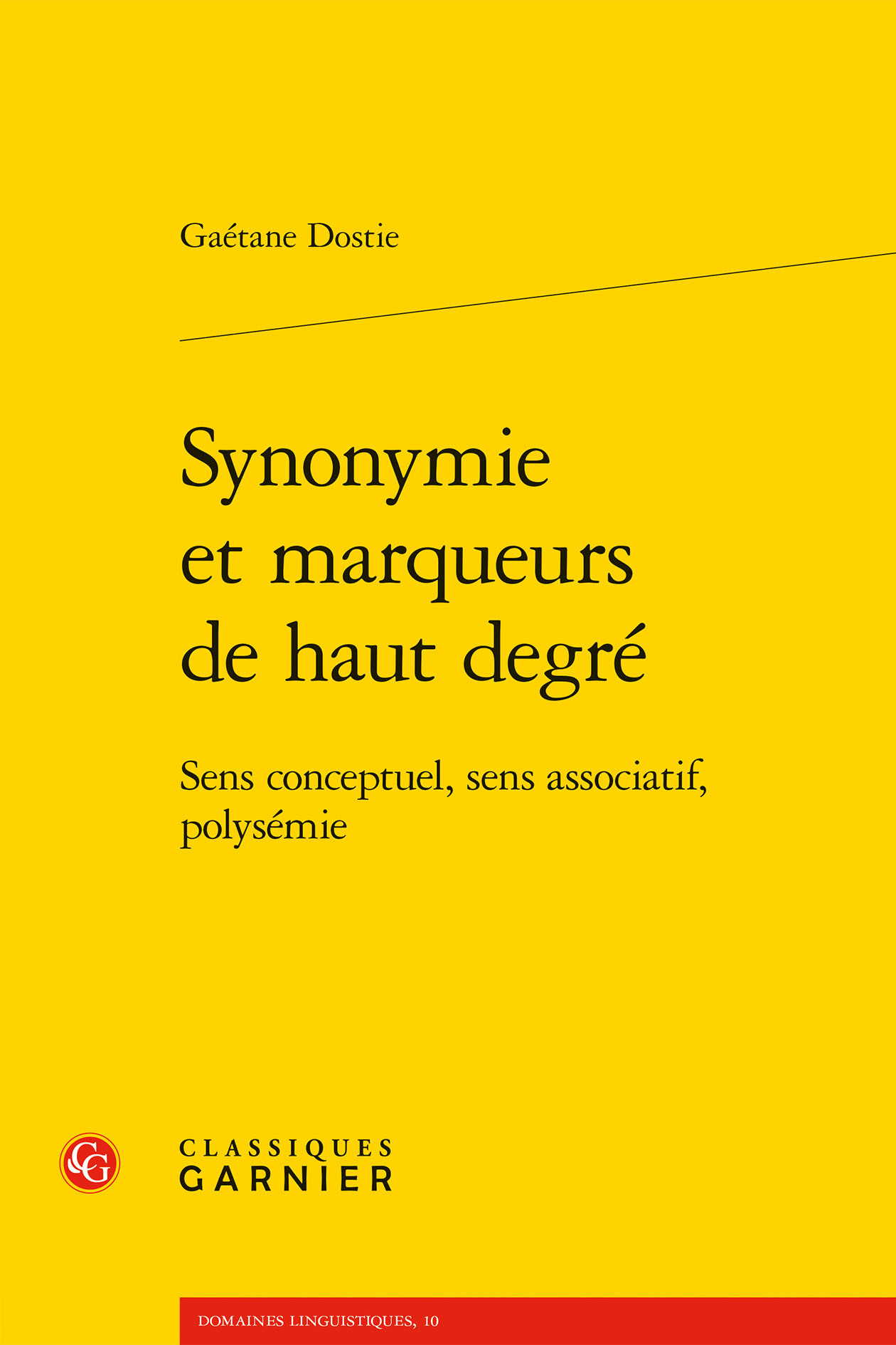 Synonymie et marqueurs de haut degré