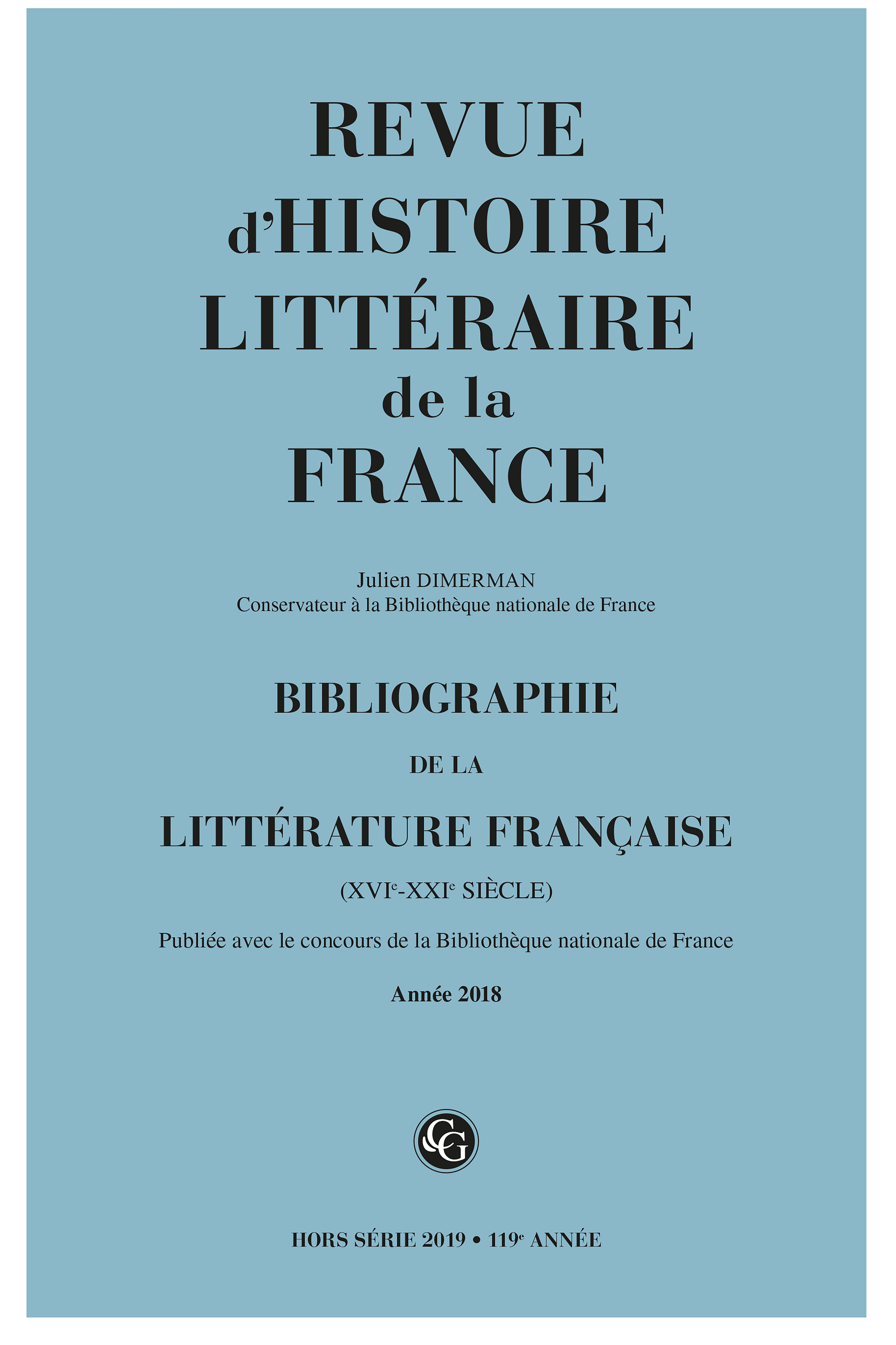 Bibliographie de la littérature française
