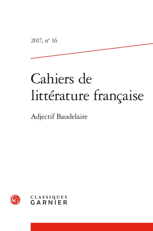 Cahiers de littérature française