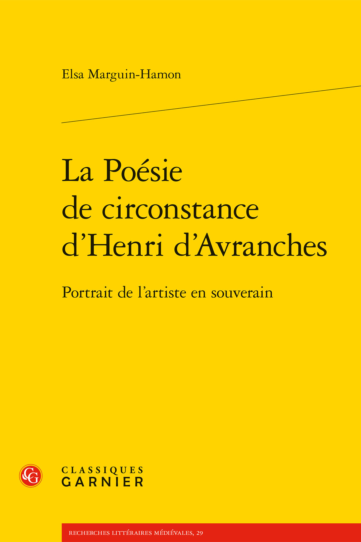La Poésie de circonstance d'Henri d'Avranches