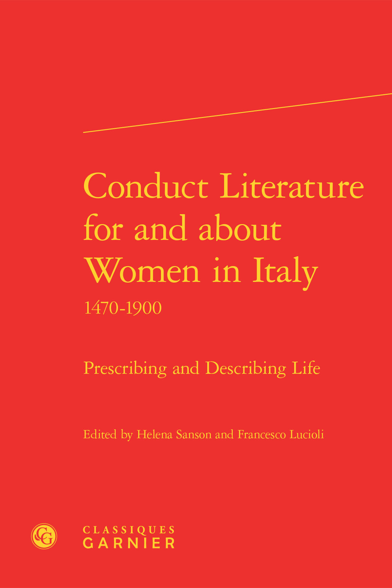 Conduct Literature for and about Women in Italy