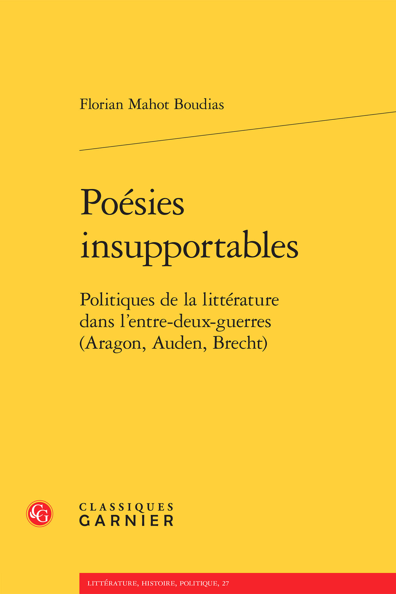 Poésies insupportables