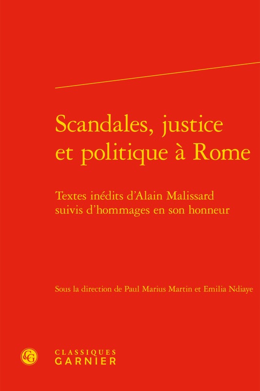 Scandales, justice et politique à Rome