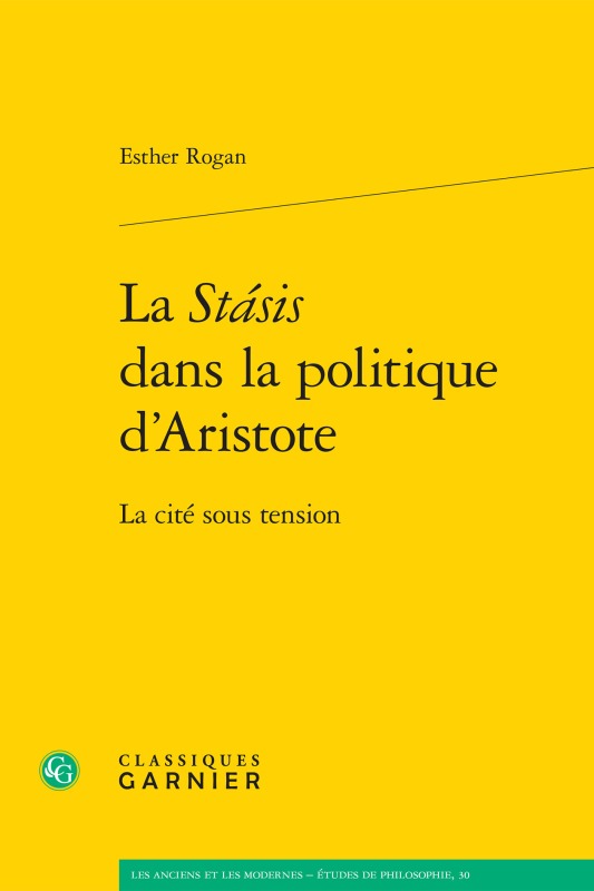 La Stásis dans la politique d'Aristote