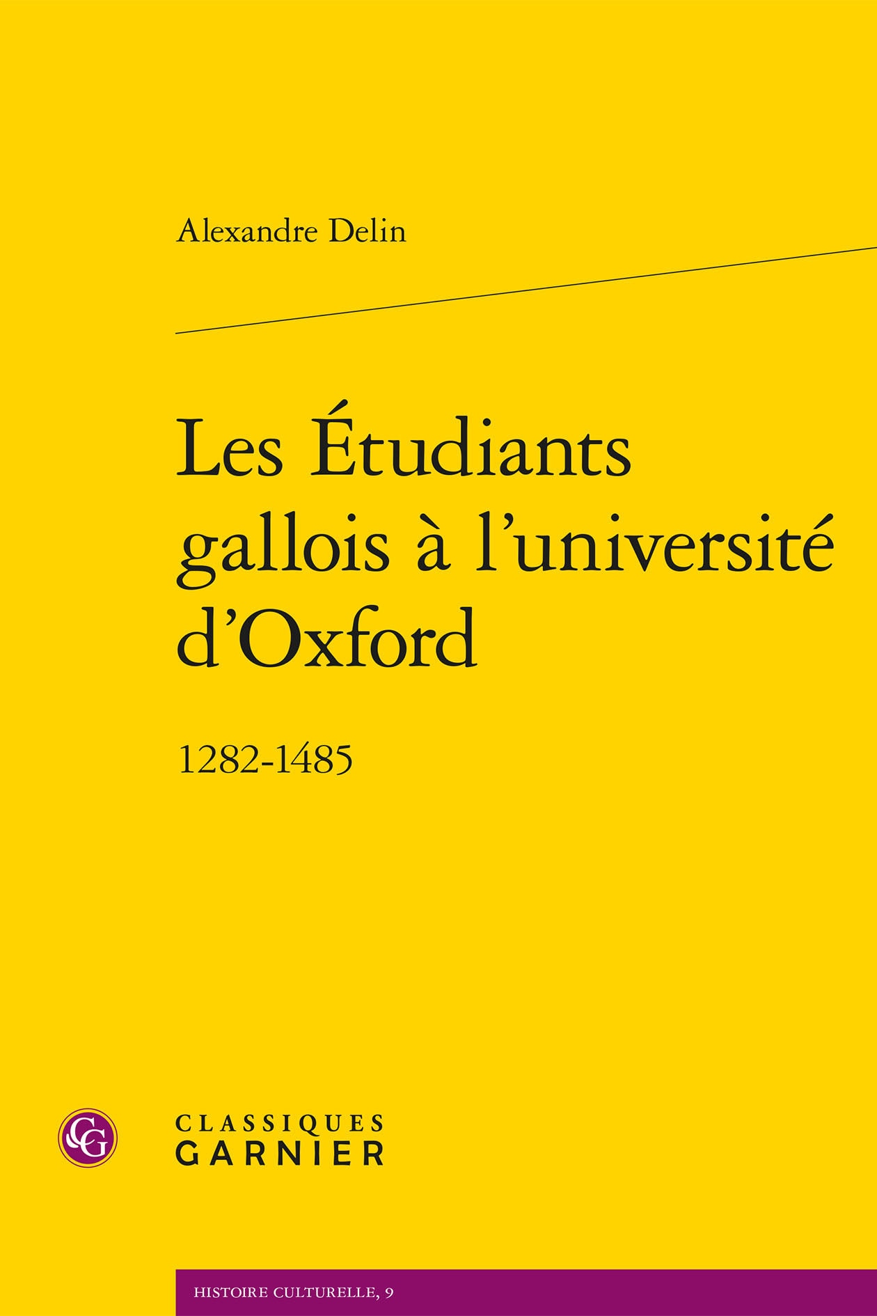 Les Étudiants gallois à l'université d'Oxford