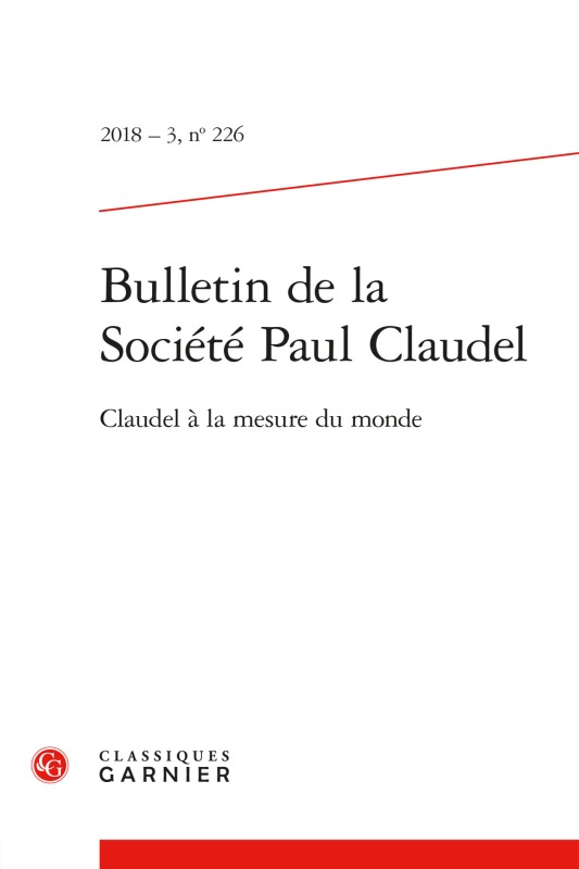 Bulletin de la Société Paul Claudel