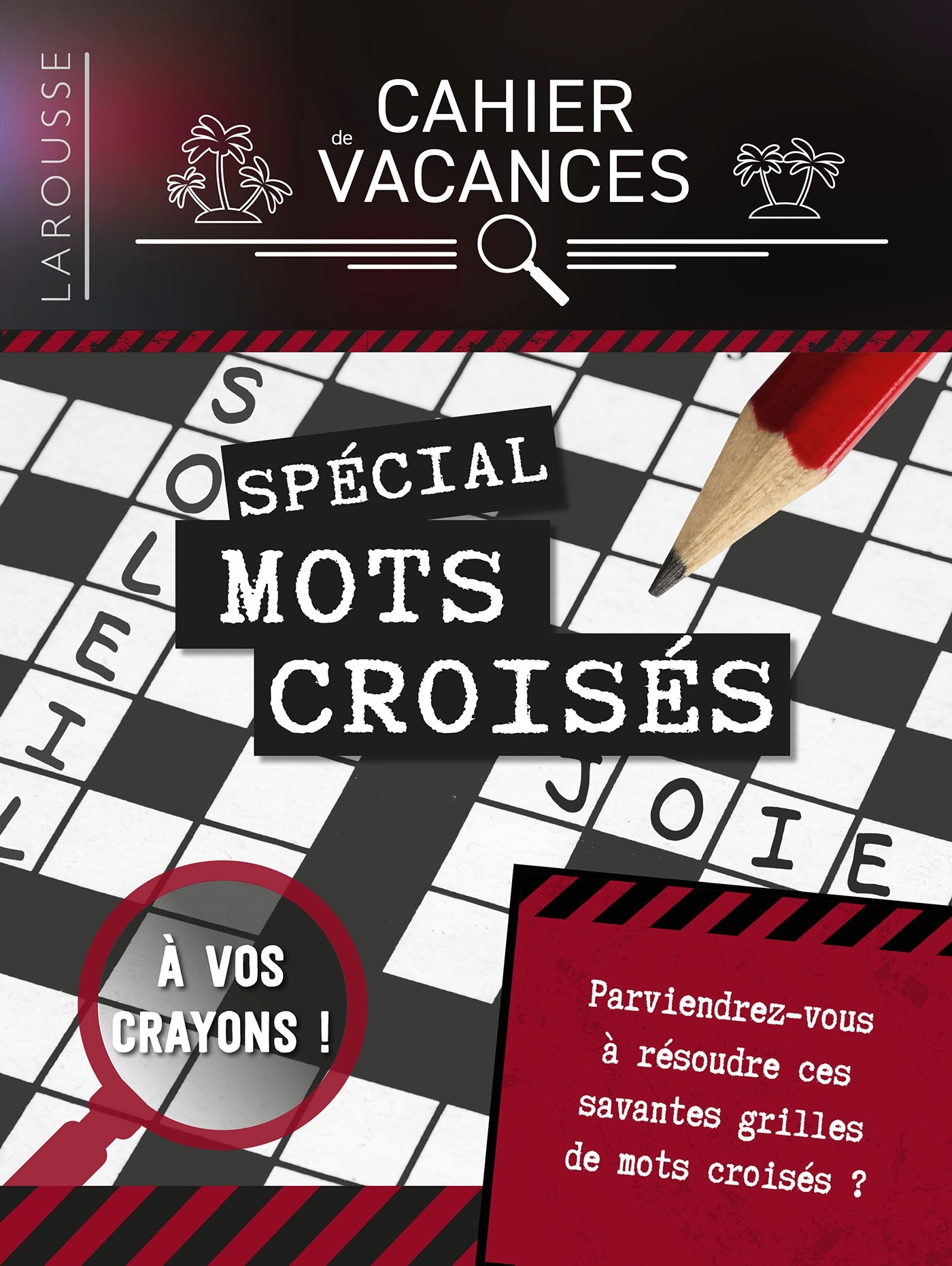 Cahier de vacances Larousse (adultes) spécial MOTS CROISES