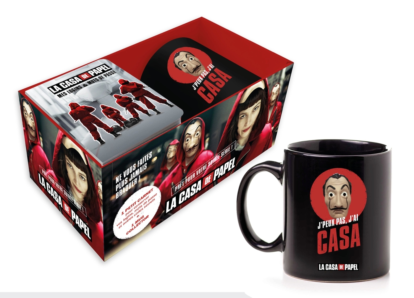 Le mug officiel de La Casa de Papel - J'peux pas j'ai casa