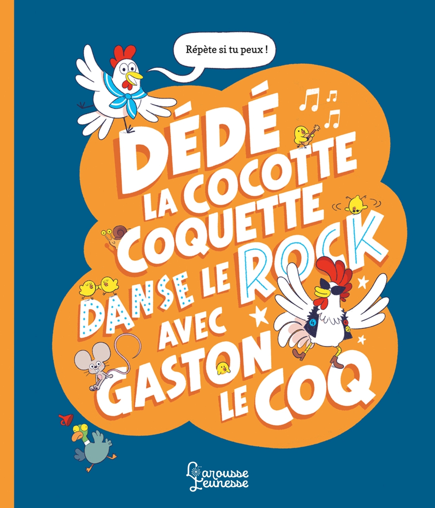 Dédé la cocotte coquette danse le rock avec Gaston le coq
