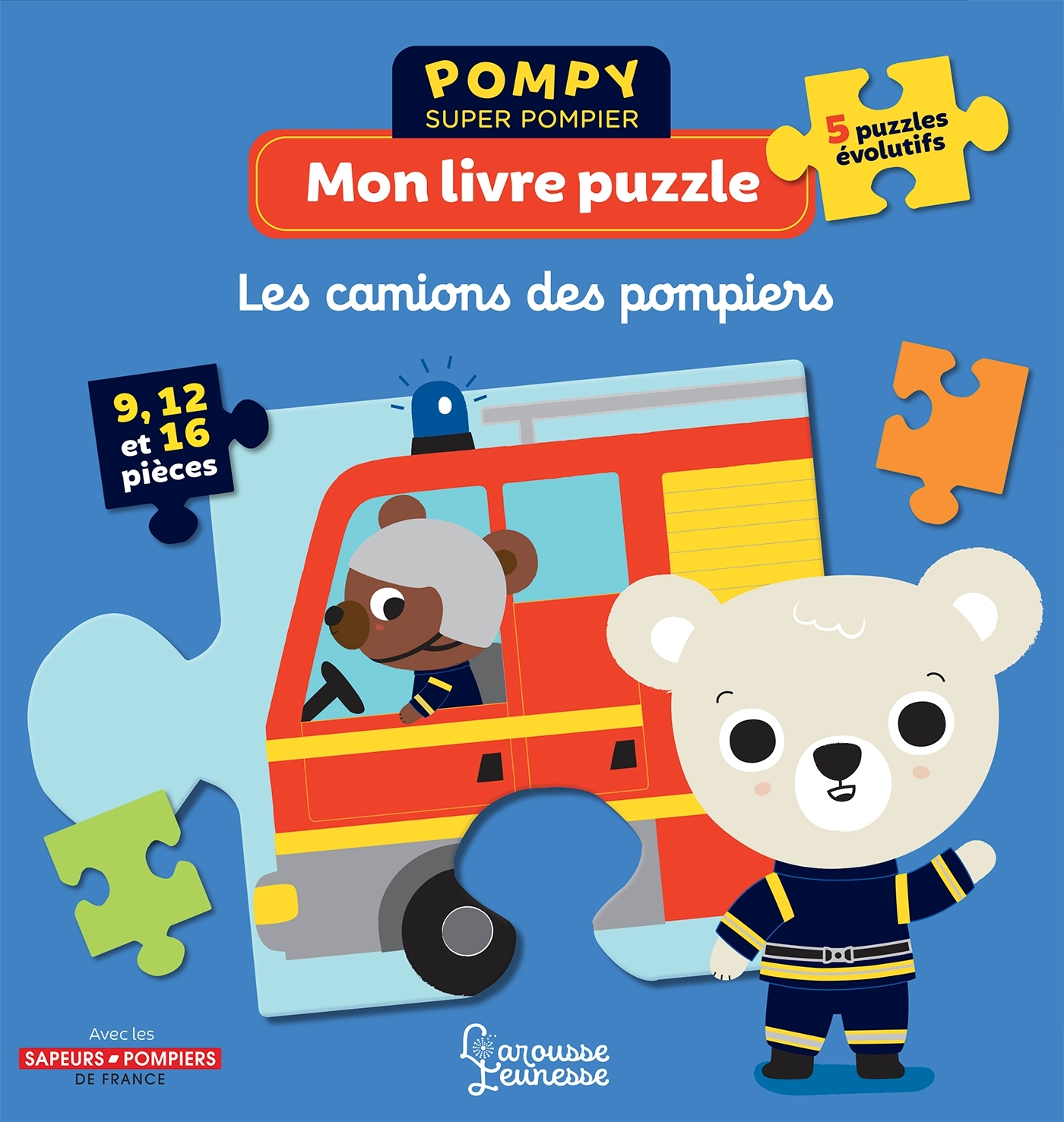 Mon livre puzzle - Les camions des pompiers