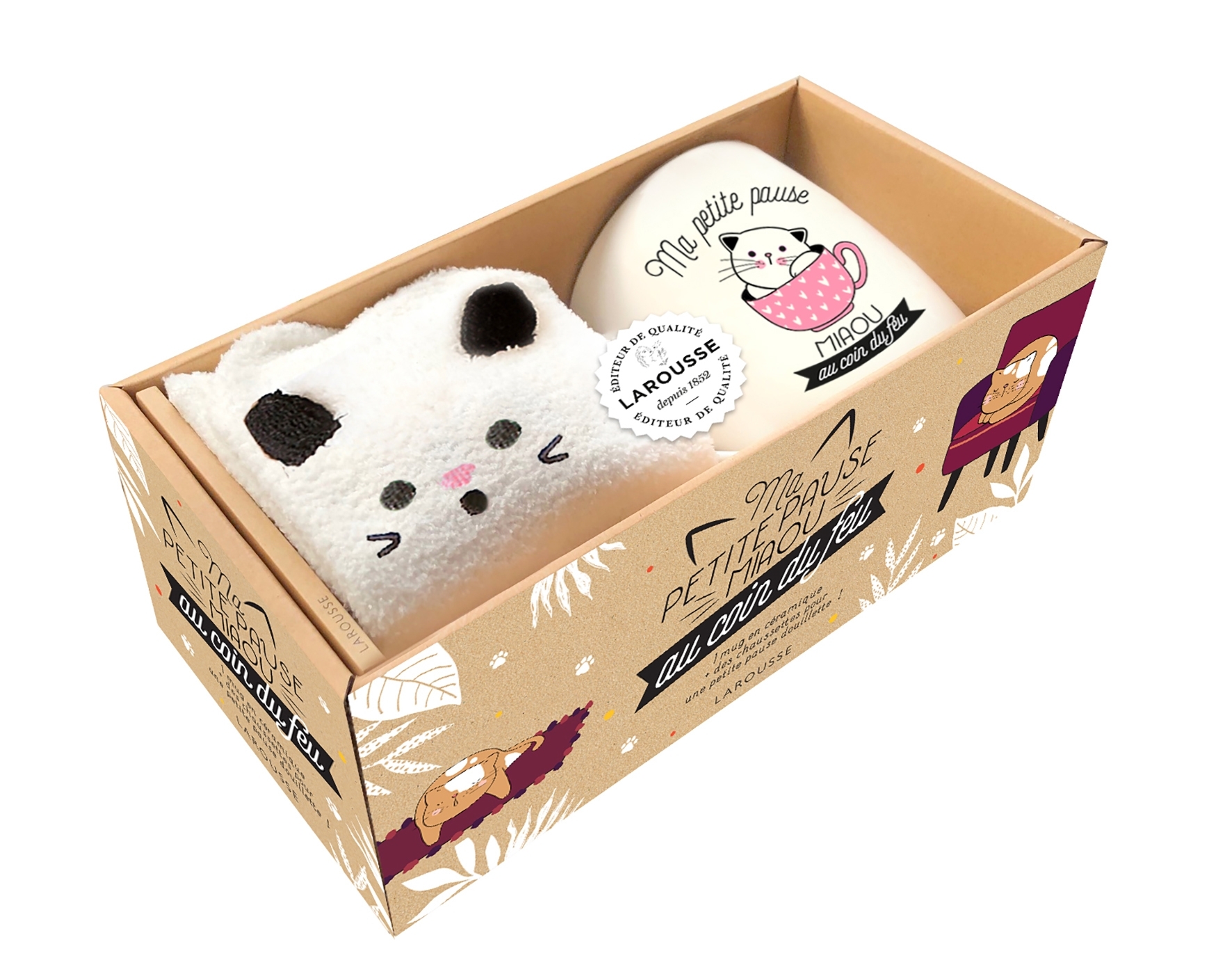 Mug Ma petite pause miaou au coin du feu