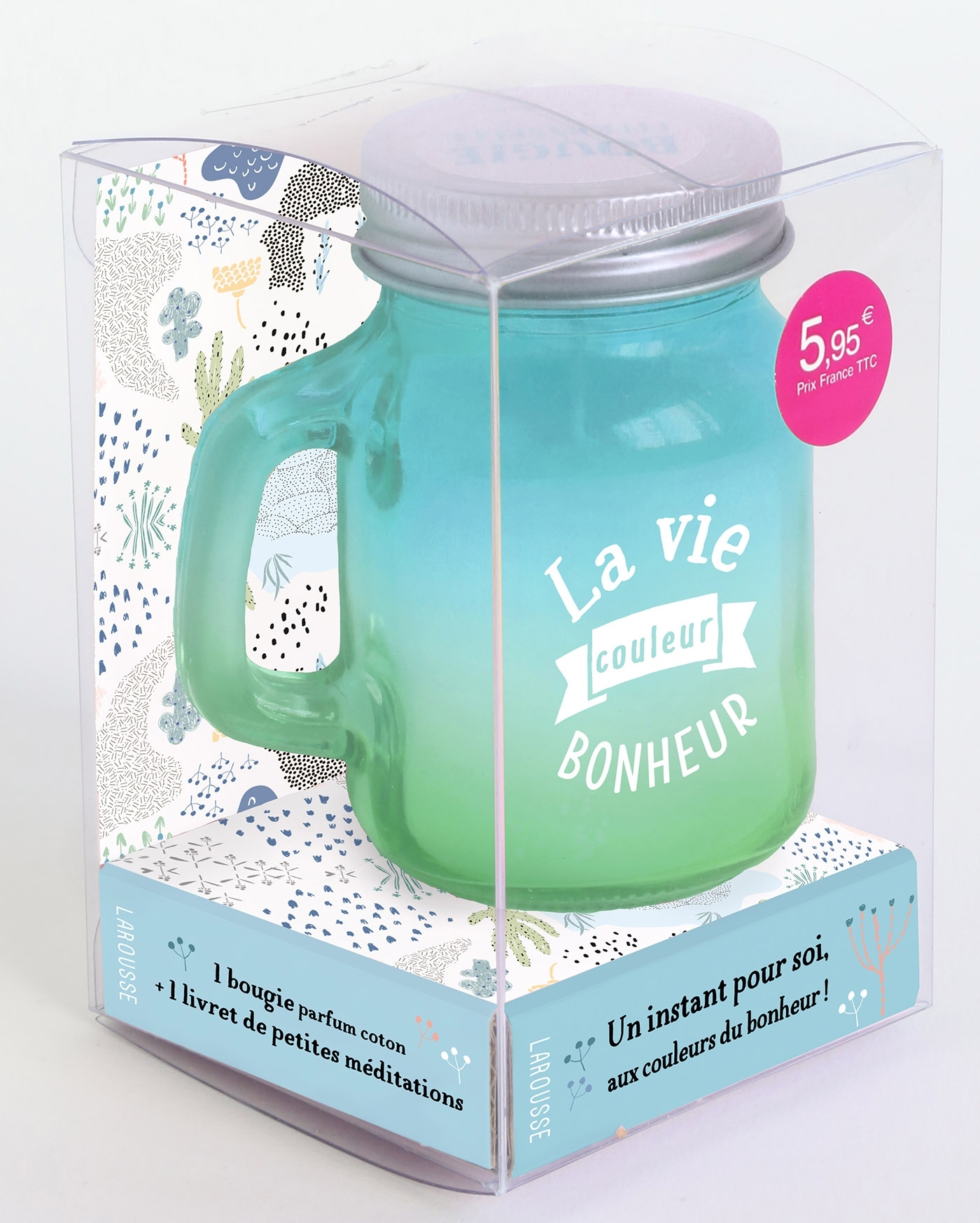 La vie couleur bonheur en bleu et vert