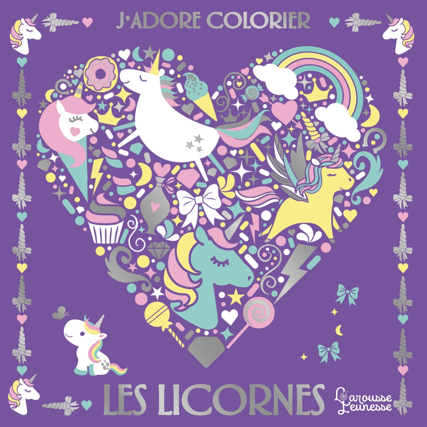 J'adore colorier les licornes