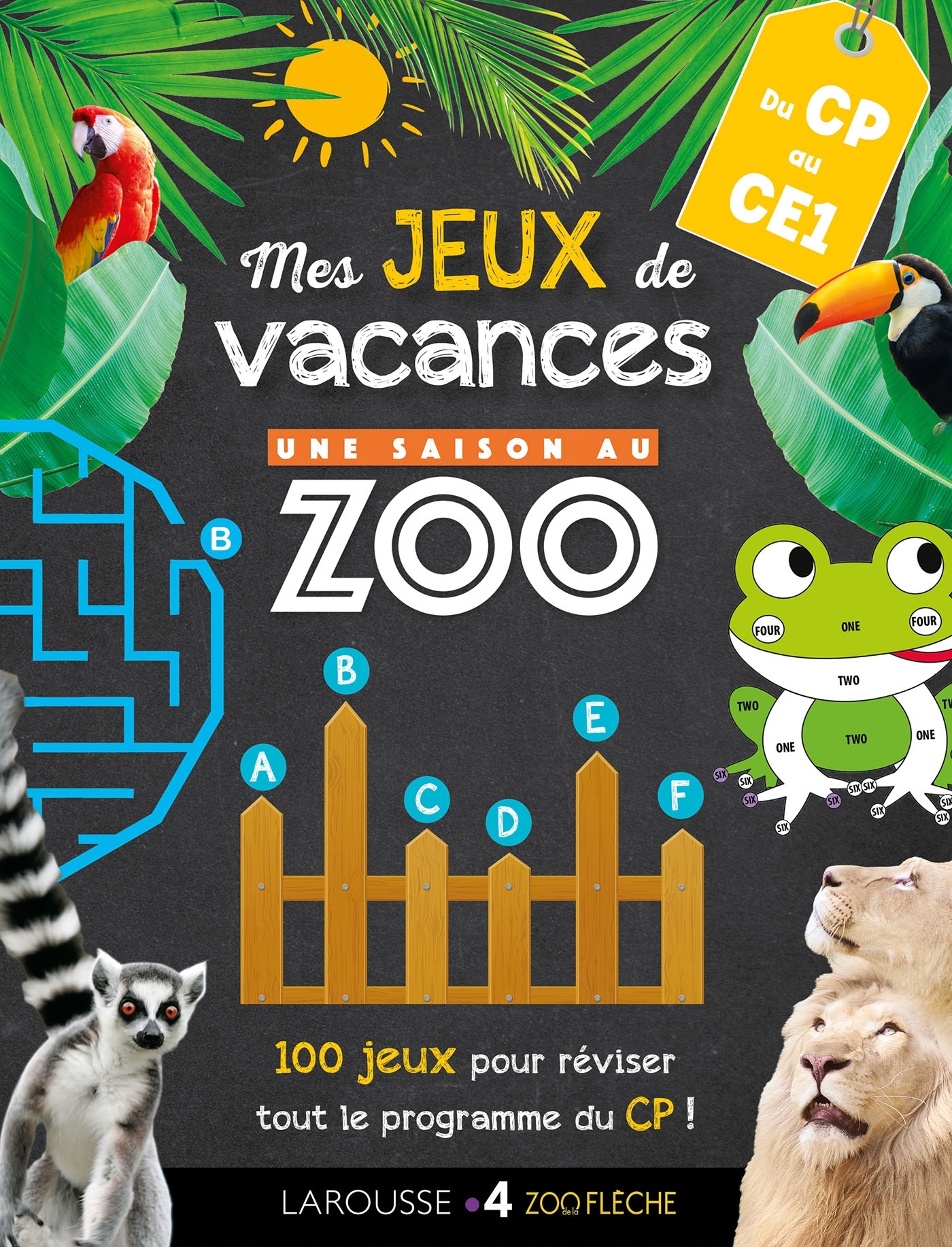 Jeux de vacances Une SAISON AU ZOO - CP pour réviser en s'amusant