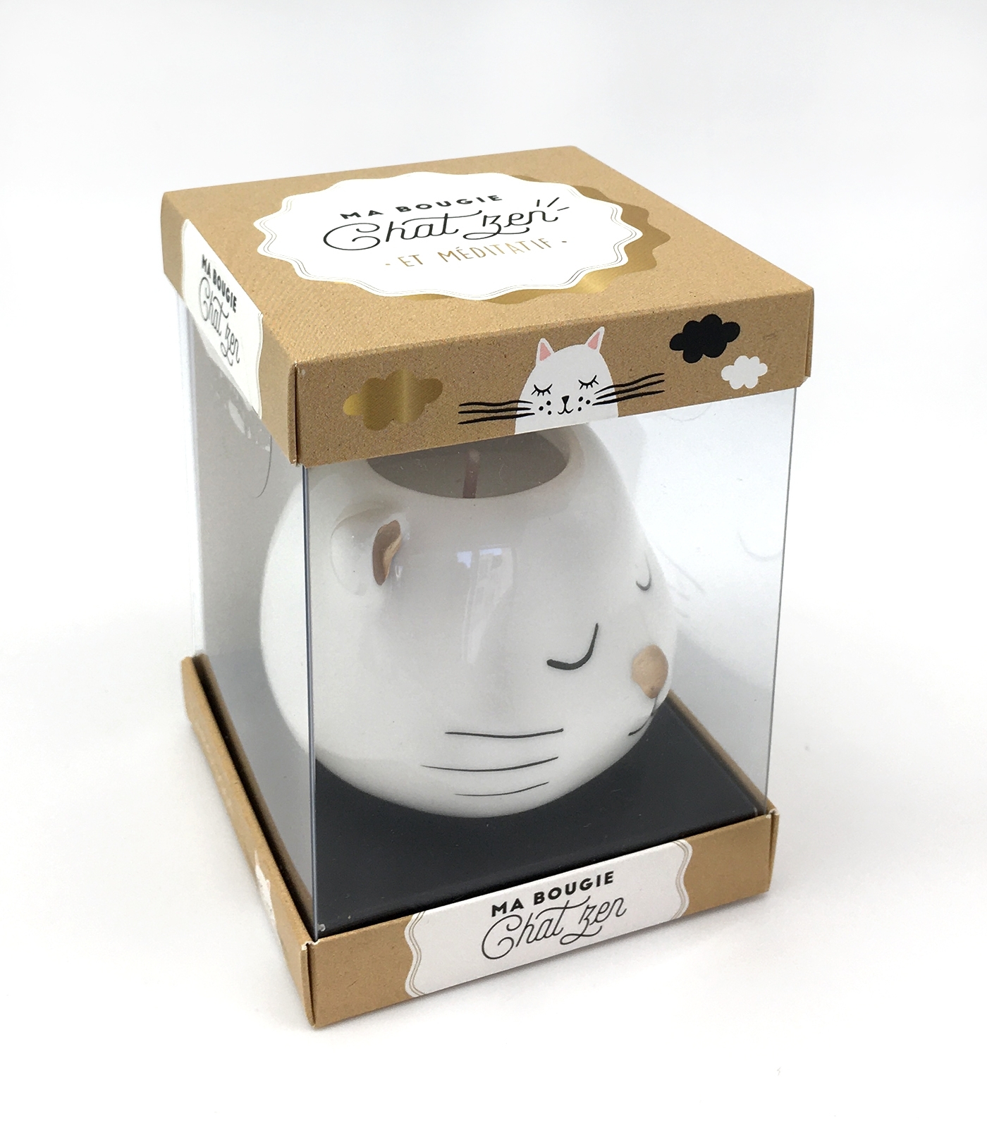 Ma bougie chat zen