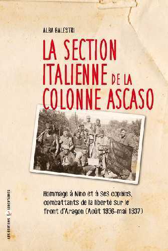 La section italienne de la colonne Ascaso