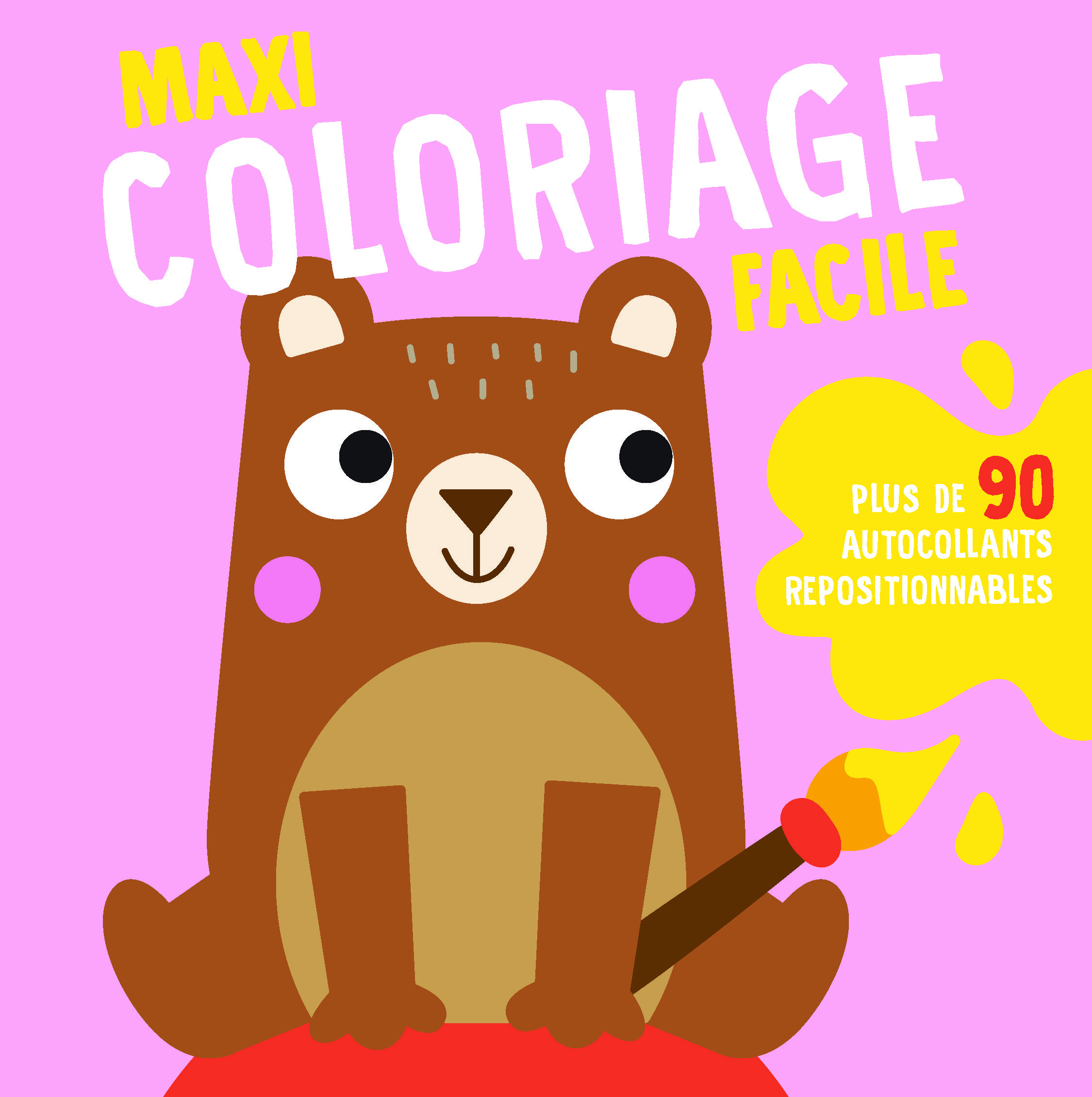 L'ours, maxi coloriage