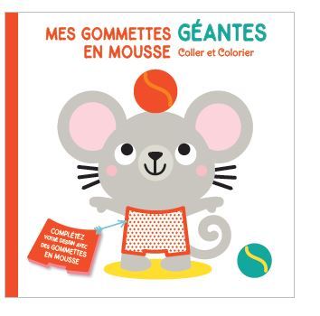 Souris Mes gommettes géantes en mousse