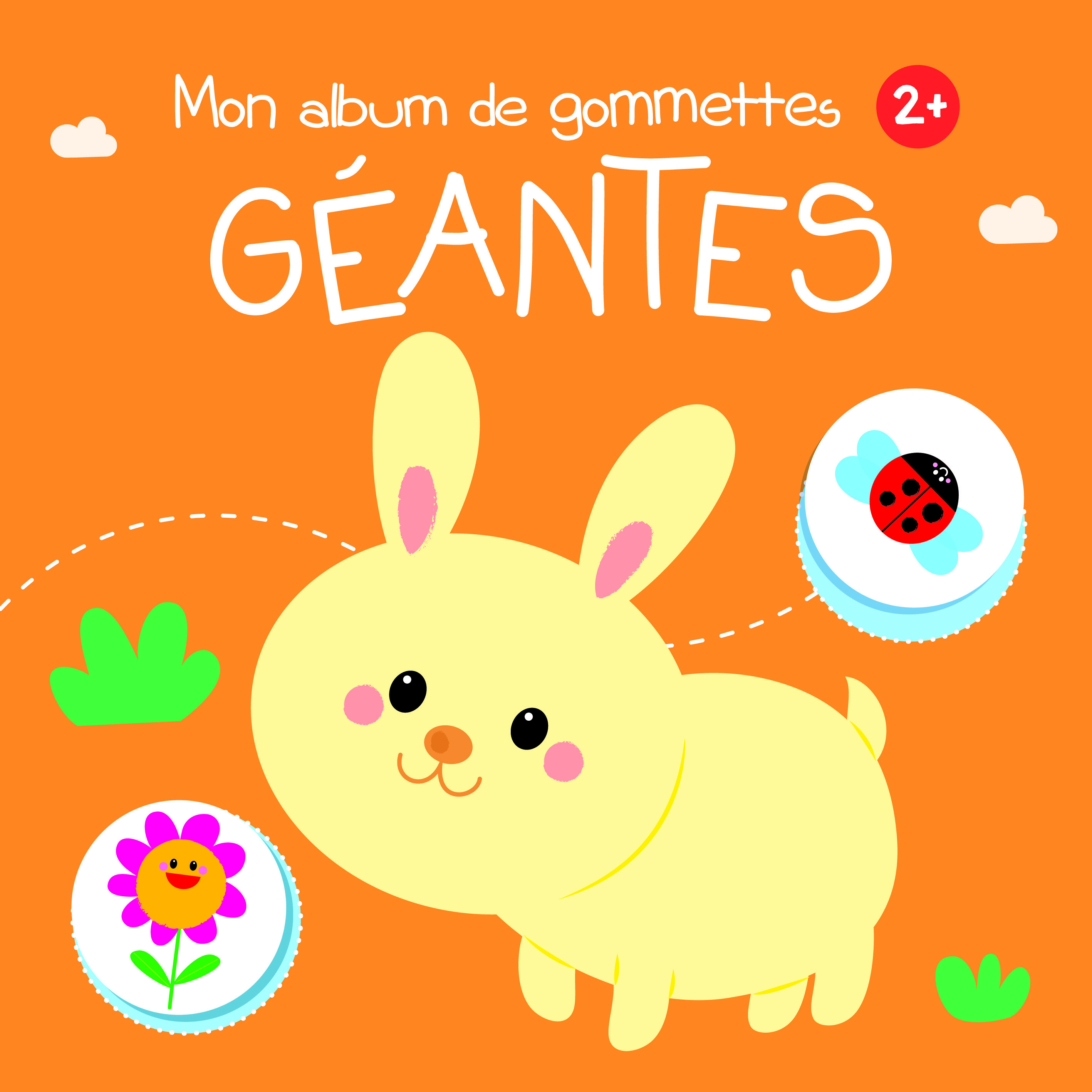 Mon album de gommettes géantes 2+ lapin