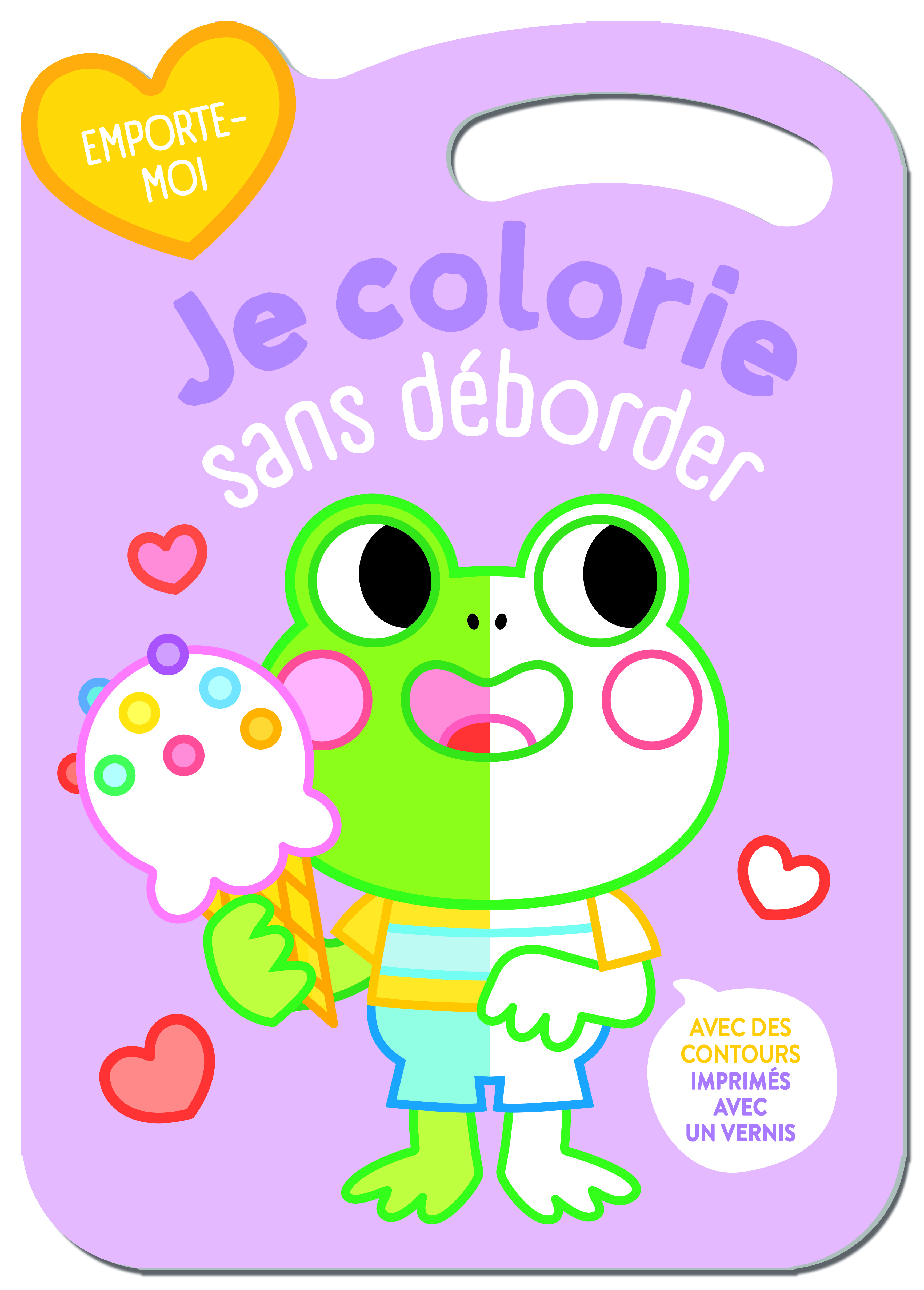 La grenouille Je colorie sans déborder