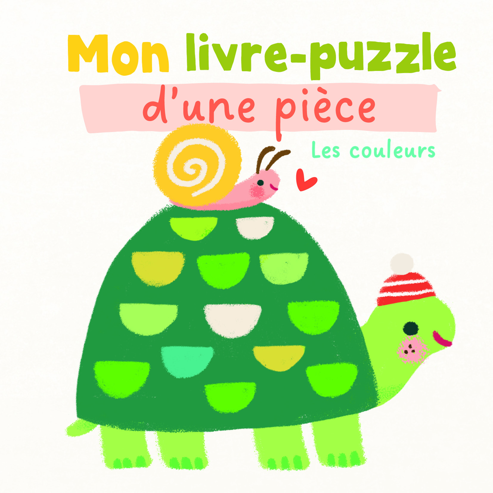 Les couleurs - Mon livre-puzzle d'une pièce