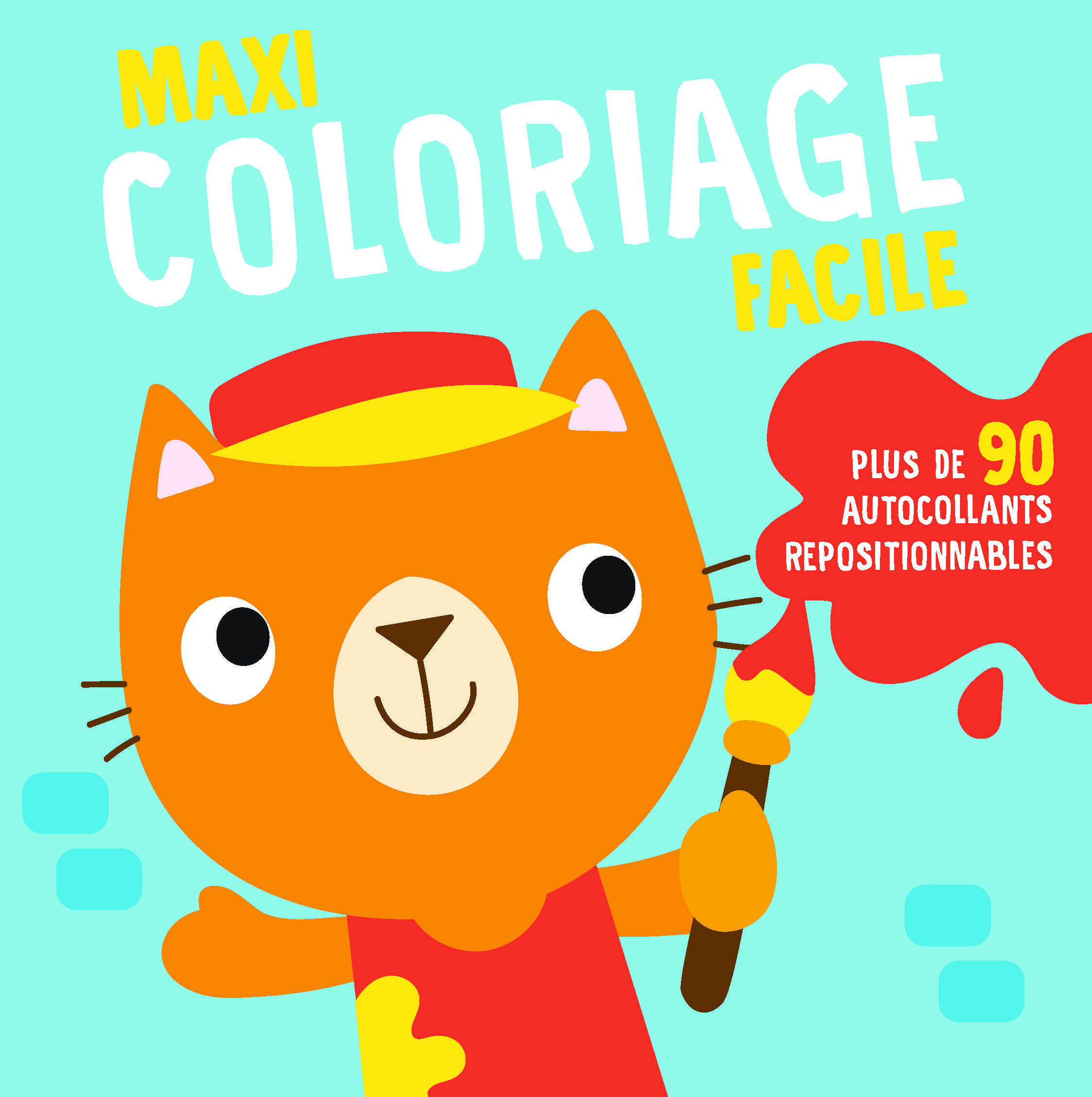 Le chat, maxi coloriage