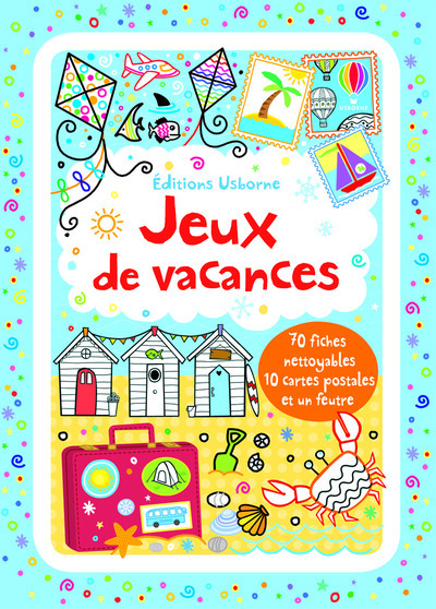 boîte de fiches jeux de vacances
