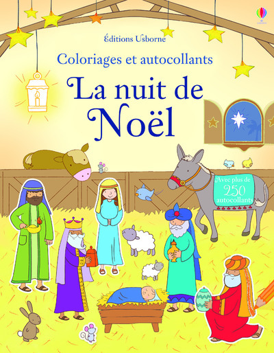 La nativité - Coloriages et autocollants