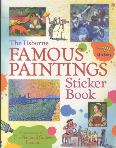 Famous paintings sticker book