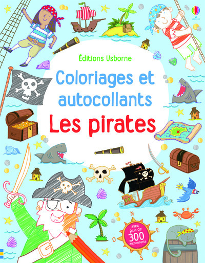 Les pirates - Coloriages et autocollants